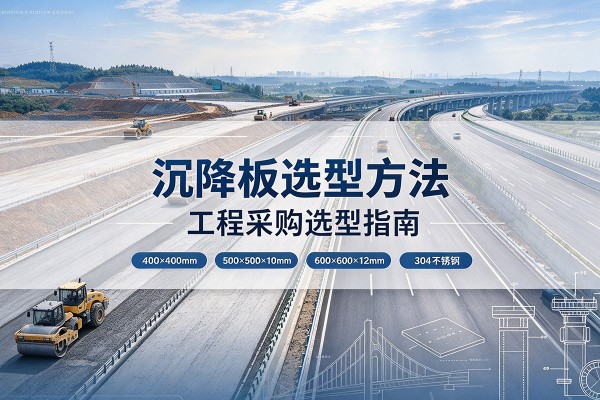 莲湖沉降板选择方法