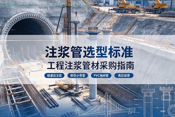 莲湖注浆管选型标准