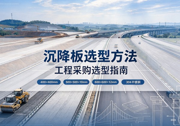 莲湖沉降板选择方法