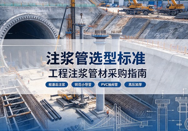 莲湖注浆管选型标准